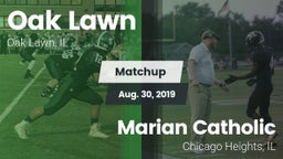 Matchup: Oak Lawn vs. Marian Catholic  2019