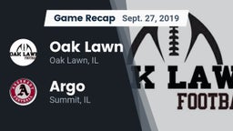 Recap: Oak Lawn  vs. Argo  2019