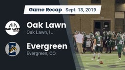 Recap: Oak Lawn  vs. Evergreen  2019