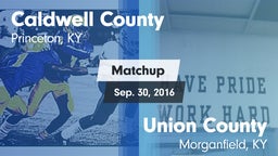 Matchup: Caldwell County vs. Union County  2016