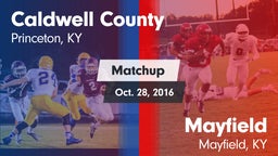 Matchup: Caldwell County vs. Mayfield  2016