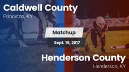 Matchup: Caldwell County vs. Henderson County  2017