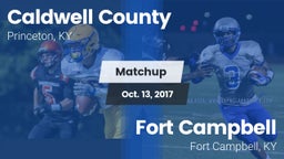 Matchup: Caldwell County vs. Fort Campbell  2017
