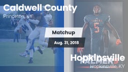 Matchup: Caldwell County vs. Hopkinsville  2018