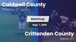 Matchup: Caldwell County vs. Crittenden County  2018