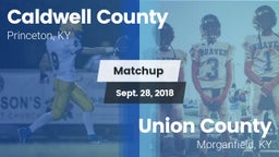 Matchup: Caldwell County vs. Union County  2018