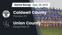 Recap: Caldwell County  vs. Union County  2018