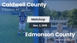 Matchup: Caldwell County vs. Edmonson County  2018