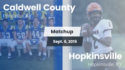 Matchup: Caldwell County vs. Hopkinsville  2019
