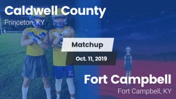 Matchup: Caldwell County vs. Fort Campbell  2019