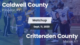 Matchup: Caldwell County vs. Crittenden County  2020