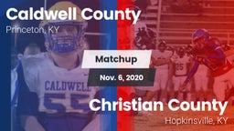Matchup: Caldwell County vs. Christian County  2020