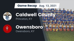 Recap: Caldwell County  vs. Owensboro  2021