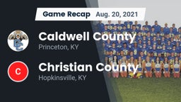 Recap: Caldwell County  vs. Christian County  2021