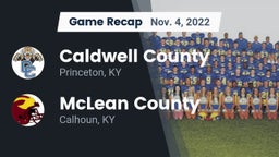 Recap: Caldwell County  vs. McLean County  2022