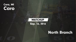 Matchup: Caro vs. North Branch 2016