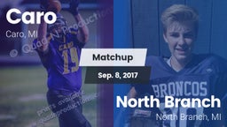 Matchup: Caro vs. North Branch  2017