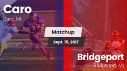 Matchup: Caro vs. Bridgeport  2017