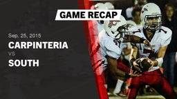 Recap: Carpinteria  vs. South  2015