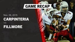 Recap: Carpinteria  vs. Fillmore  2015