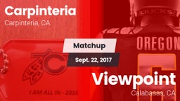 Matchup: Carpinteria vs. Viewpoint  2017