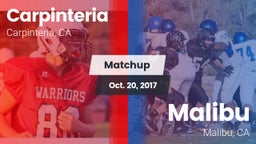 Matchup: Carpinteria vs. Malibu  2017