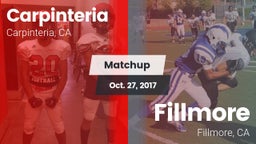 Matchup: Carpinteria vs. Fillmore  2017