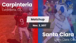 Matchup: Carpinteria vs. Santa Clara  2017