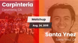 Matchup: Carpinteria vs. Santa Ynez  2018