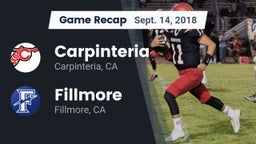 Recap: Carpinteria  vs. Fillmore  2018