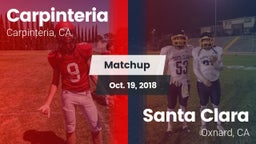 Matchup: Carpinteria vs. Santa Clara  2018