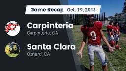 Recap: Carpinteria  vs. Santa Clara  2018