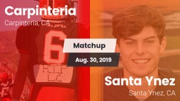 Matchup: Carpinteria vs. Santa Ynez  2019