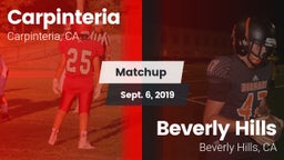 Matchup: Carpinteria vs. Beverly Hills  2019