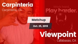 Matchup: Carpinteria vs. Viewpoint  2019