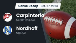 Recap: Carpinteria  vs. Nordhoff  2023