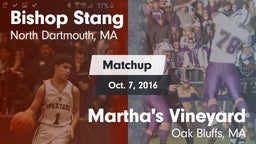 Matchup: Bishop Stang vs. Martha's Vineyard  2016