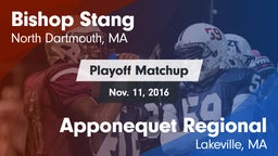 Matchup: Bishop Stang vs. Apponequet Regional  2016