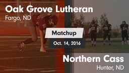 Matchup: Oak Grove Lutheran vs. Northern Cass  2016