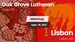 Matchup: Oak Grove Lutheran vs. Lisbon  2017