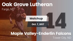 Matchup: Oak Grove Lutheran vs. Maple Valley-Enderlin Falcons 2017