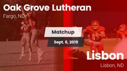 Matchup: Oak Grove Lutheran vs. Lisbon  2019