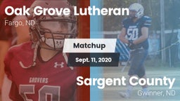 Matchup: Oak Grove Lutheran vs. Sargent County 2020