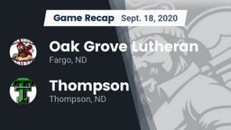 Recap: Oak Grove Lutheran  vs. Thompson  2020