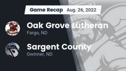 Recap: Oak Grove Lutheran  vs. Sargent County 2022