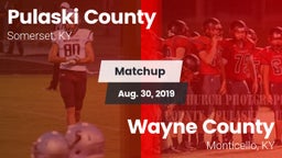 Matchup: Pulaski County vs. Wayne County  2019