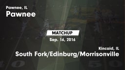 Matchup: Pawnee  vs. South Fork/Edinburg/Morrisonville  2016