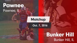 Matchup: Pawnee  vs. Bunker Hill  2016