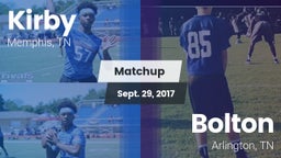 Matchup: Kirby vs. Bolton  2017