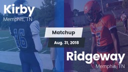 Matchup: Kirby vs. Ridgeway  2018